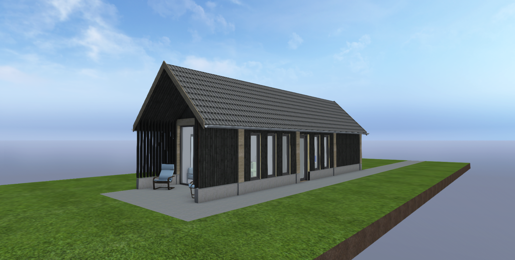 Home-office and b&b building